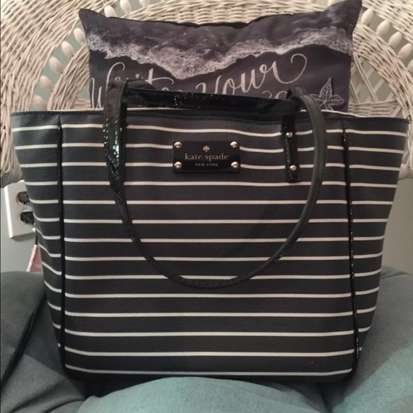 Kate Spade striped nautical tote