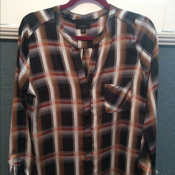Plaid blouse
