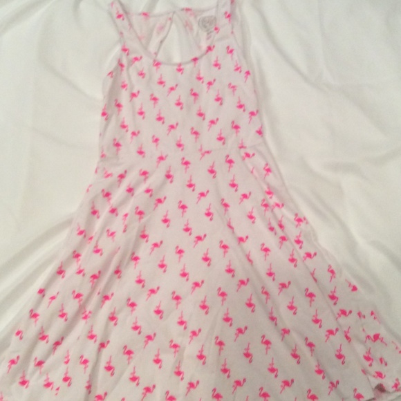 Flamingo summer dress