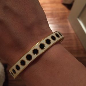 Kate spade bracelet-- black and gold