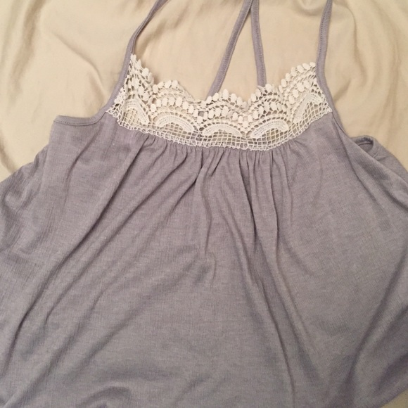 Tank top cross neck