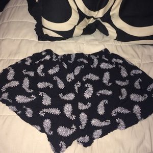 Brandy flowy shorts