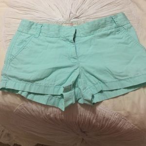 Gently worn light blue J. Crew shorts