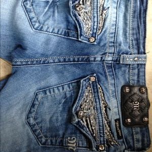 Miss Me light wash skinnys