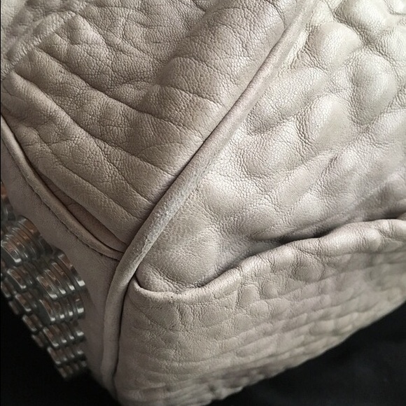 SOLD ALEXANDER WANG Gray Leather Rocco Duffel - Picture 3 of 4