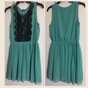 A short dress for the spring and summer.