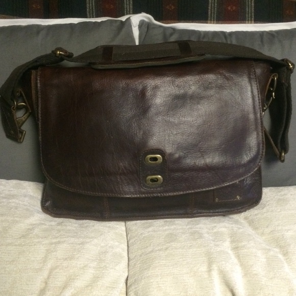 Leather Messenger Bag
