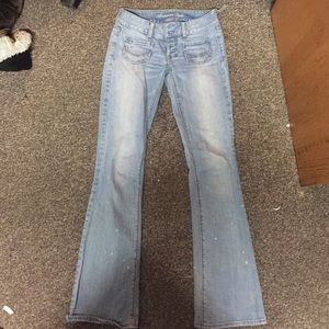 American eagle artist flare jeans