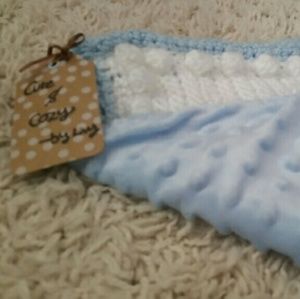 Soft baby blue blanket