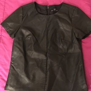 leather shirt