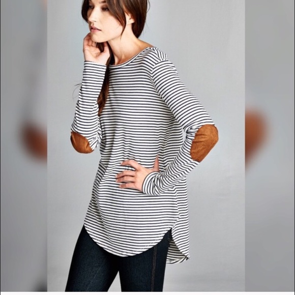 Gin Tops - 🎉HP🎉LongSleeve Patch Tunic