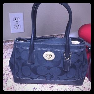 Black coach purse