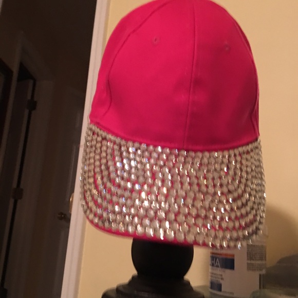 Pink Bling Ball Cap - Picture 1 of 1