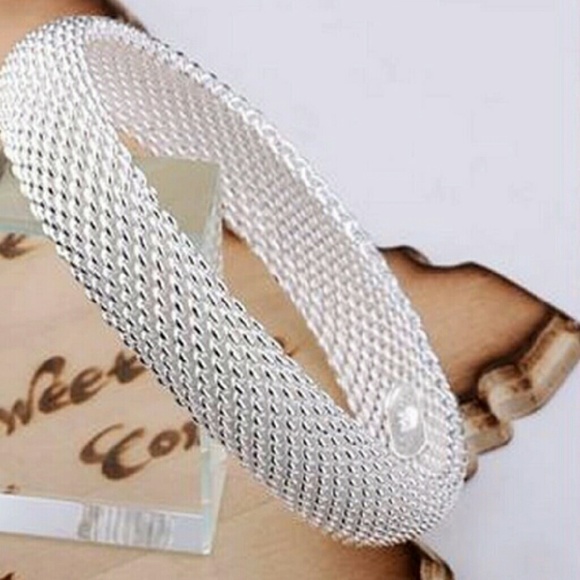 Sterling silver mesh bracelet