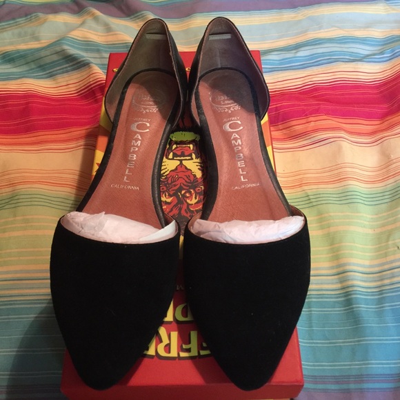 Jeffrey Campbell In Love Suede Flats