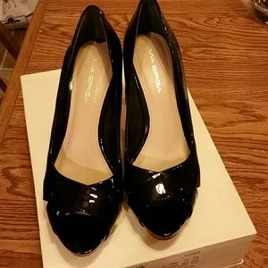 Via Spiga black heels