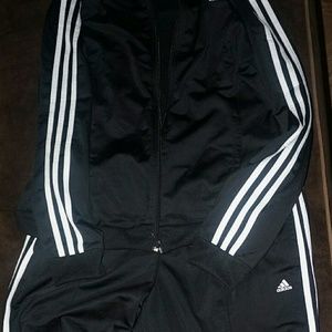 Adidas track suit pants and jacket