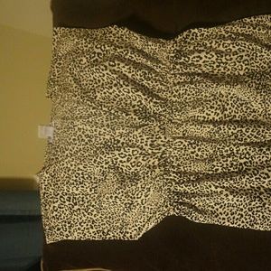 Leopard maternity top