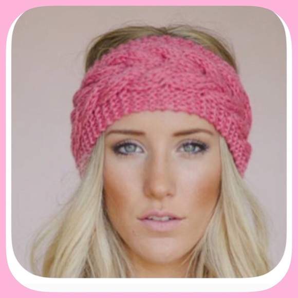 Boutique Accessories - REDUCED! NWT Pink Raspberry Braided Headband