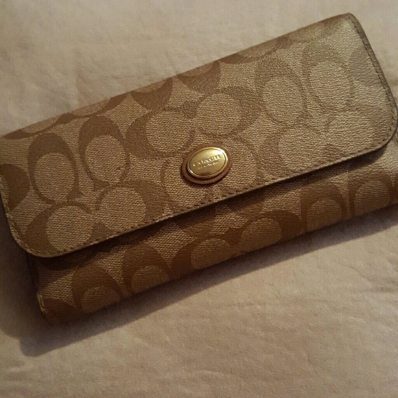 Coach clutch wallet