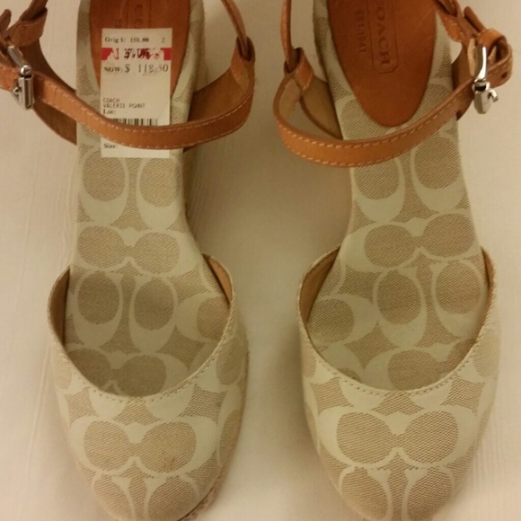 COACH WEDGE SHOES