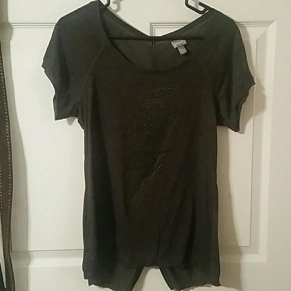 Dark dark zipper shirt