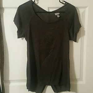 Dark dark zipper shirt