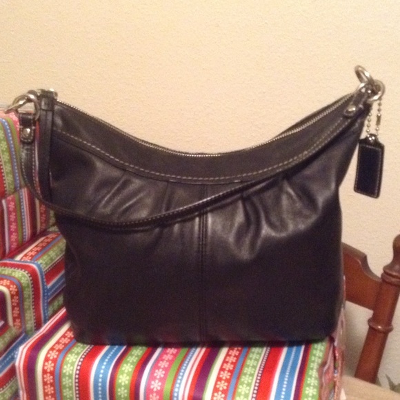 Authentic coach leather bag - Picture 1 of 4