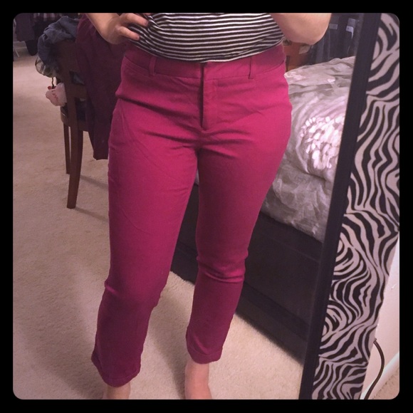 Worthington hot pink woven pants