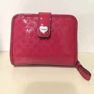 Coach zip around wallet