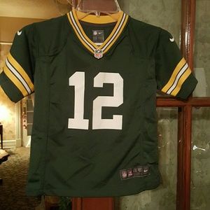 Kids green Bay jersey size L (7)