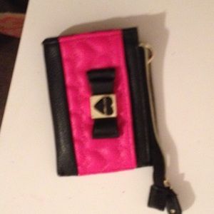 Betsy Johnson wallet with keyring