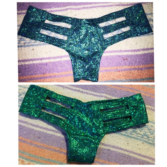 mermaid sparkle rave bottoms/swimsuit