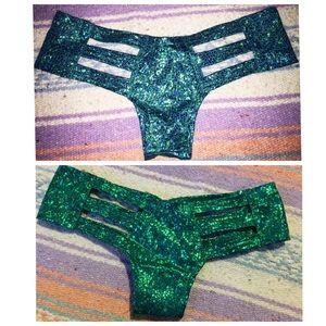 mermaid sparkle rave bottoms/swimsuit
