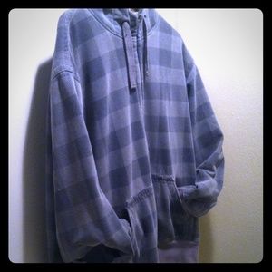 Grey Faded Glory Zip Jacket Coat