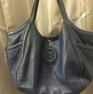 Navy blue Tory Burch Satchel 18x9x6