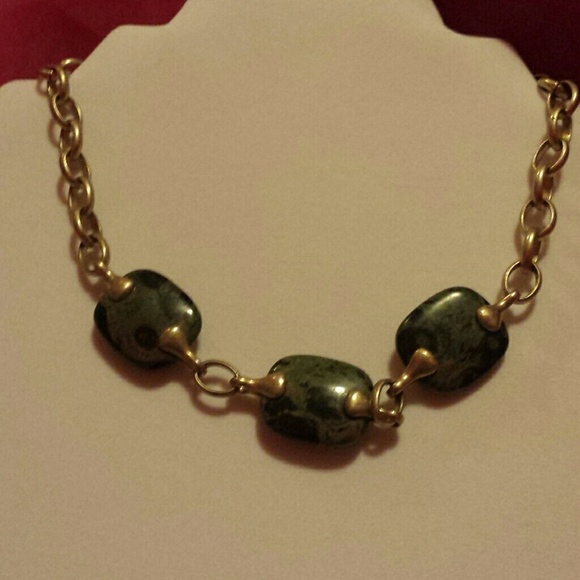 Chunky silver tone Necklace