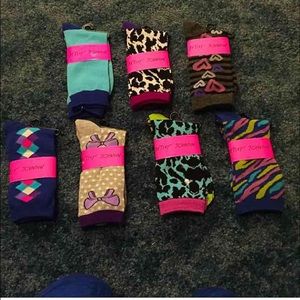 NWT 7 pair Betsey Johnson socks