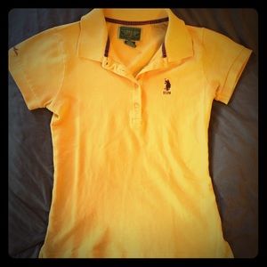 Canary Yellow USPA polo Ralph Lauren