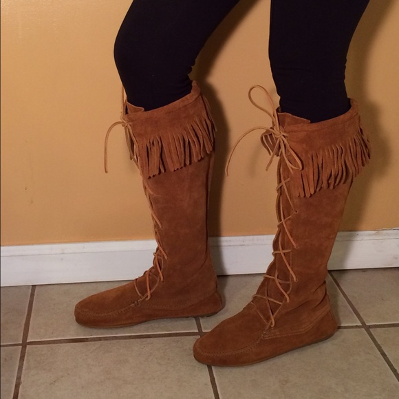 Minnetonka knee boots