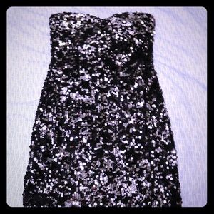 Sequin Mini Party Dress