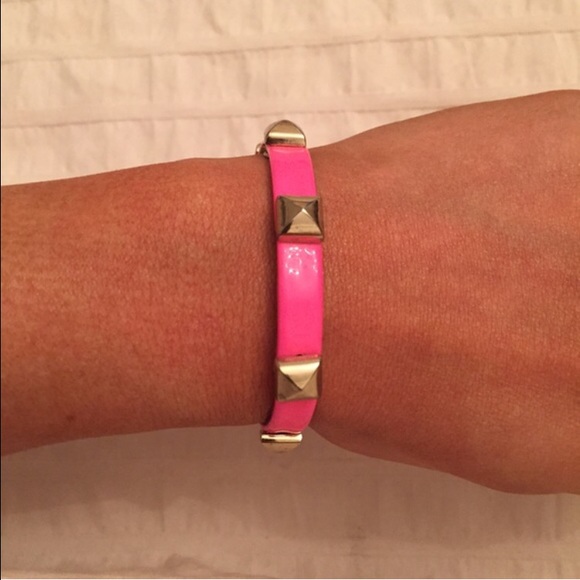 Ted Rossi Leather Pyramid Bracelet