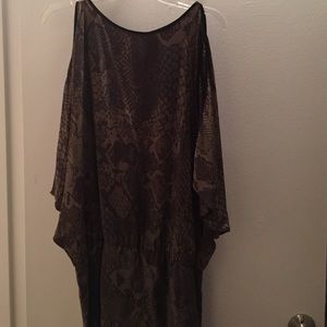 Animal print dress