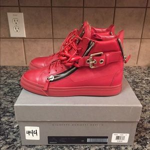 Men's Red Giuseppi Zanotti Sneakers