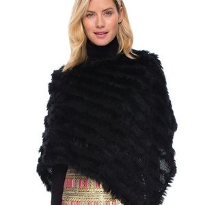Cortina fur poncho from Jmclaughlin