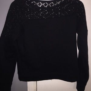Black express sweater/sweatshirt