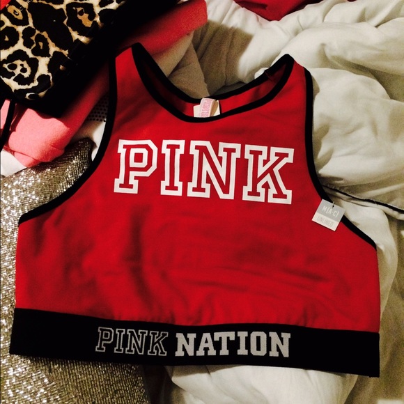 PINK Victoria's Secret Tops - Victoria's Secret PINK NATION Crop Top