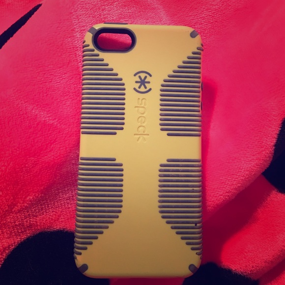 iPhone 5/5s Speck case.  Lime green and royal blue