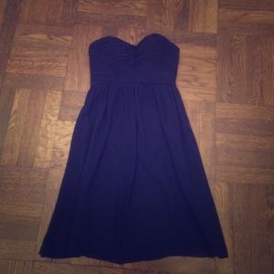 Donna Morgan Navy organza dress