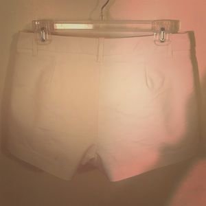 White causal shorts